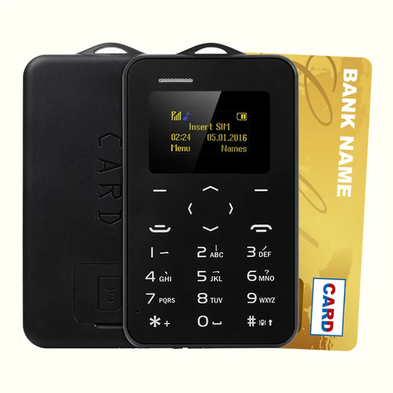 AEKU C6 Cartoon kid girl vibration bluetooth 2 0 small size mini ultrathin credit card mobile