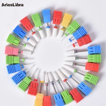 

AriesLibra Ceramic Nail Drill Bits Nail Art for Manicure Tools Milling Cutters Nails Accessories Manicure Drill Bit Tools