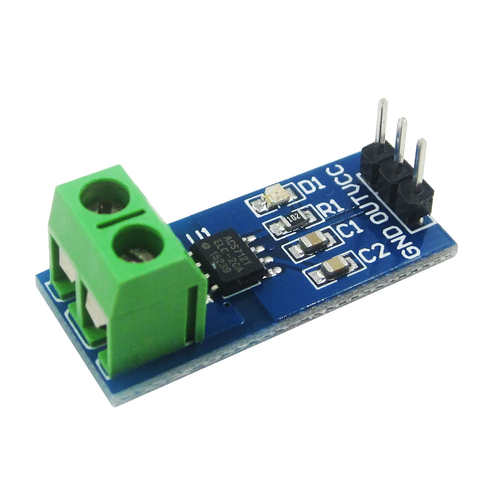 

Hall Current Sensor Module ACS712 20A model