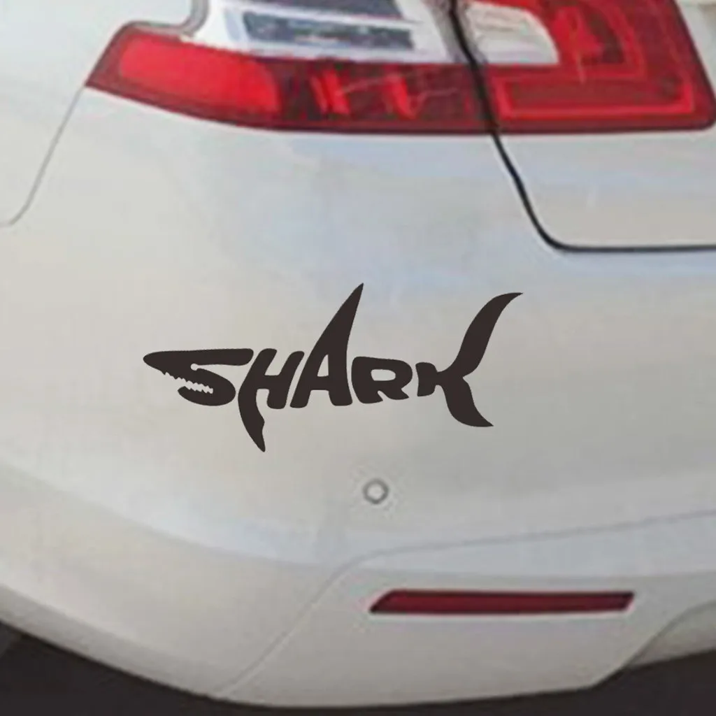 Креативная идея Carsticker акула форма слова Правописание личности отражающая