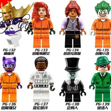 HAO gao Le 80 шт. PG8041 супергерой Marvel bataman тюрьма ядовитая плюща Униформа Барбара Гордон загадки строительные блоки детские игрушки