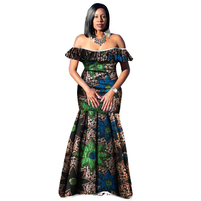 Winter-2017-African-Dresses-for-Women-Bazin-Wax-Print-Plus-Size-African-Clothing-Dashiki-off-Shoulder(2)