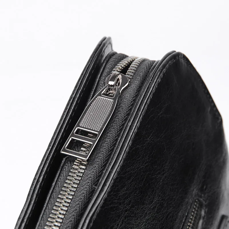 Натуральная кожа, деловая сумка, черная сумка для ноутбука, портфель, мужская кожаная сумка 7406A