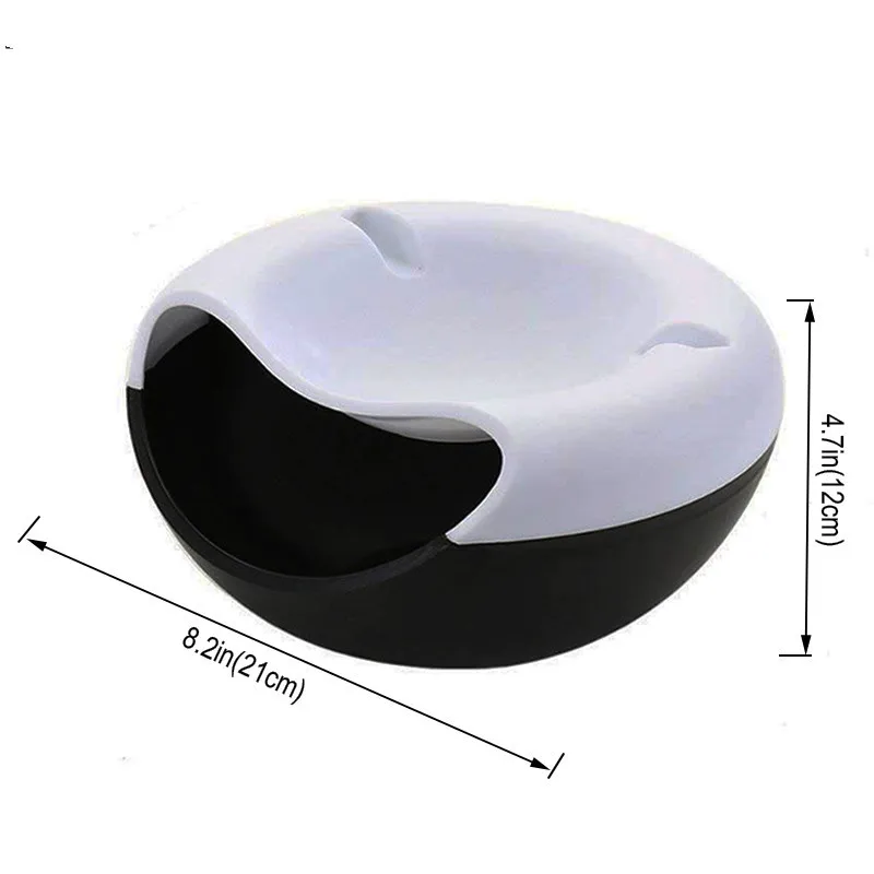 Creative-Shape-Lazy-Snack-Bowl-Plastic-Double-Layers-Snack-Storage-Box-Bowl-Fruit-Plate-Bowl-With