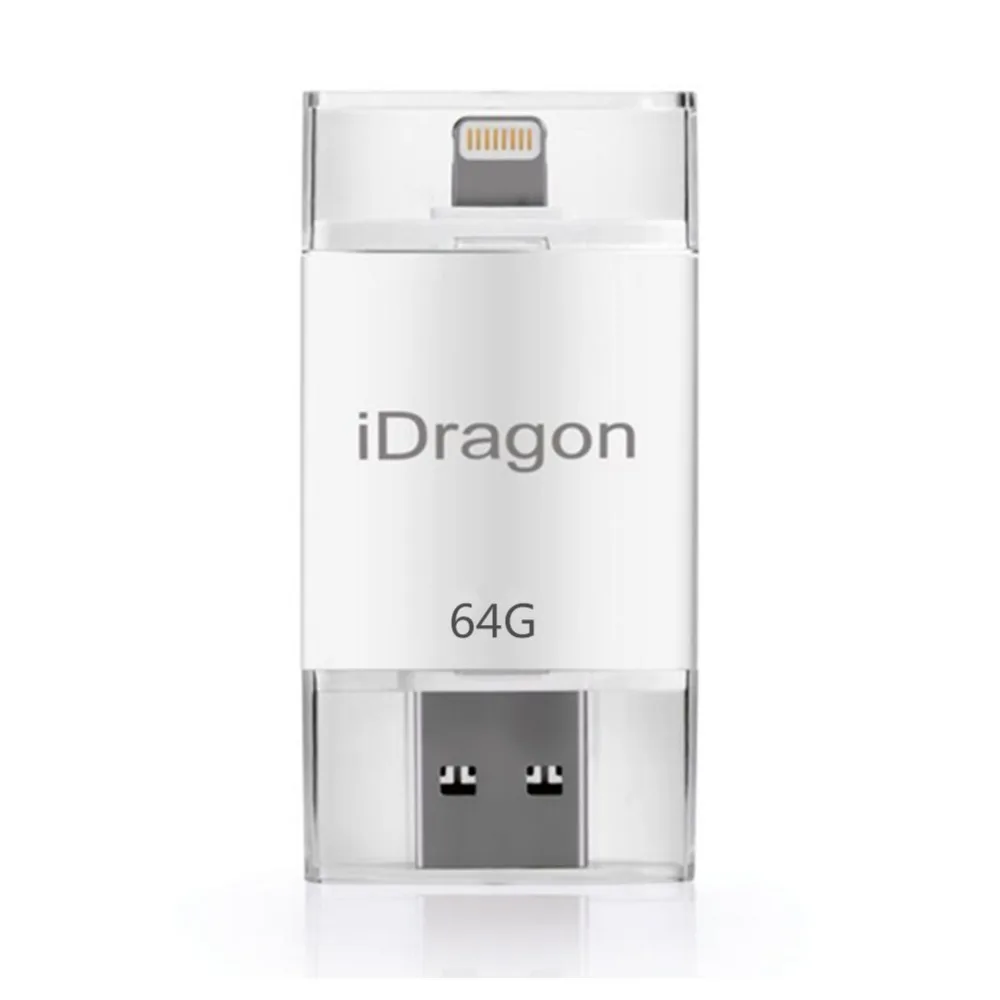 Флеш накопитель USB 64 ГБ карта памяти с поддержкой iOS 12 для iPhone Xs/Xs Max XR/XR Max/X/8/8 Plus 7/7