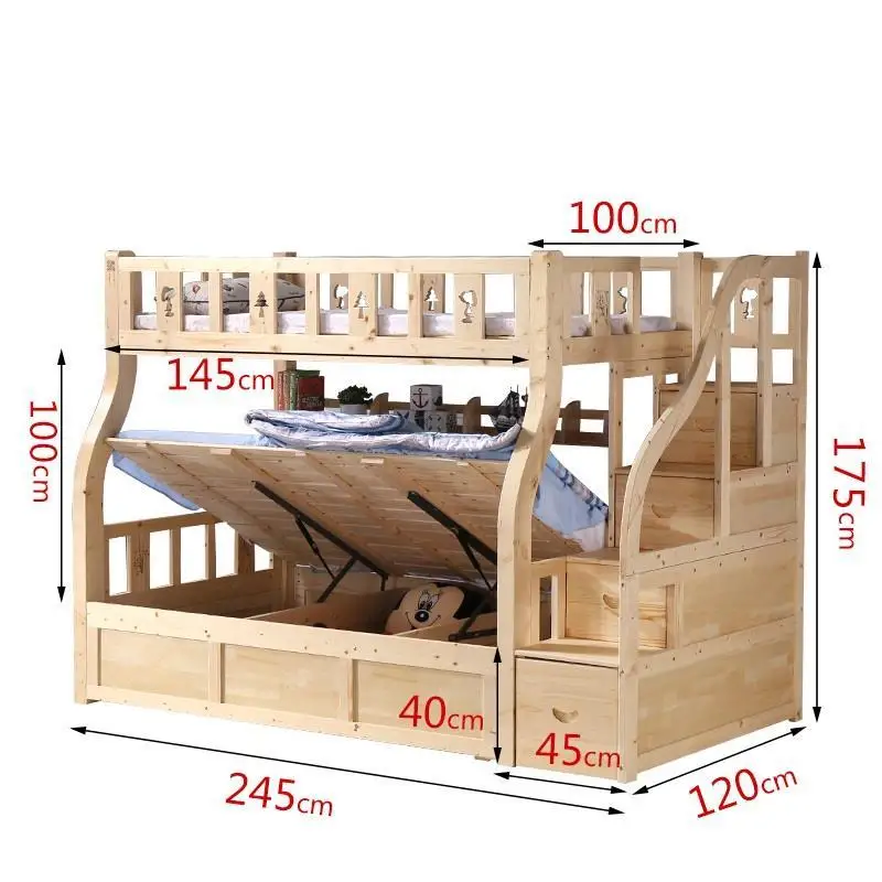 Meble Room Totoro Set Mobilya Infantil Kids Letto A Castello Cama Moderna bedroom Furniture Mueble De Dormitorio Double Bunk Bed Meble Room Totoro Set Mobilya Infantil Kids Letto A Castello Cama Moderna bedroom Furniture Mueble De Dormitorio Double Bunk Bed