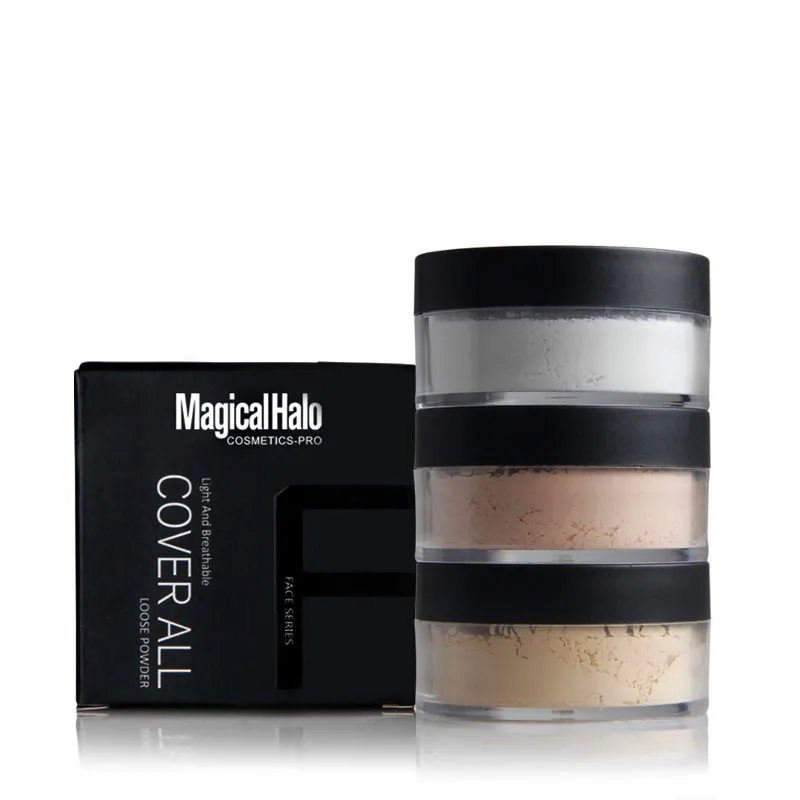 

NEW Ultra Light Smooth Loose Powder 3 Colors Optional Makeup Transparent Finishing Powder Matte Face Oil-Control Cosmetics Puff