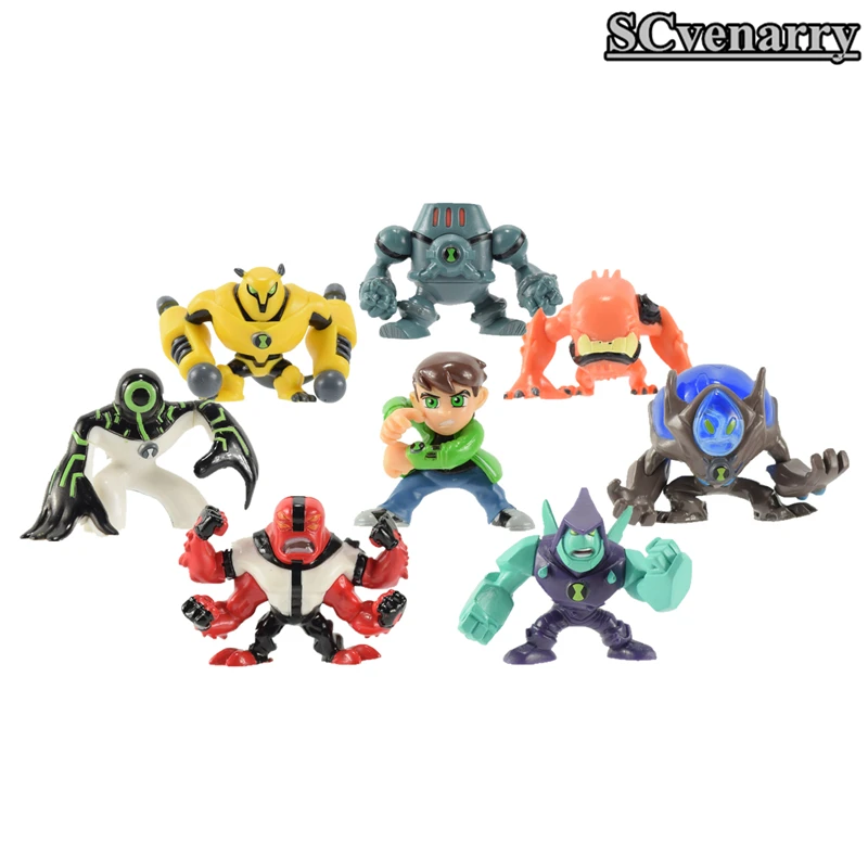 

Ben 10 Action Figures Toys Earth PVC Ben 10 Brinquedo Doll 8pcs/set