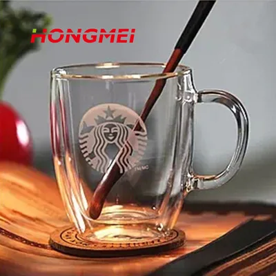 O. RoseLif брендовая термостойкая стеклянная кофейная чашка в европейском стиле с двойными стенками, чашка для чая, стеклянная посуда высокого качества