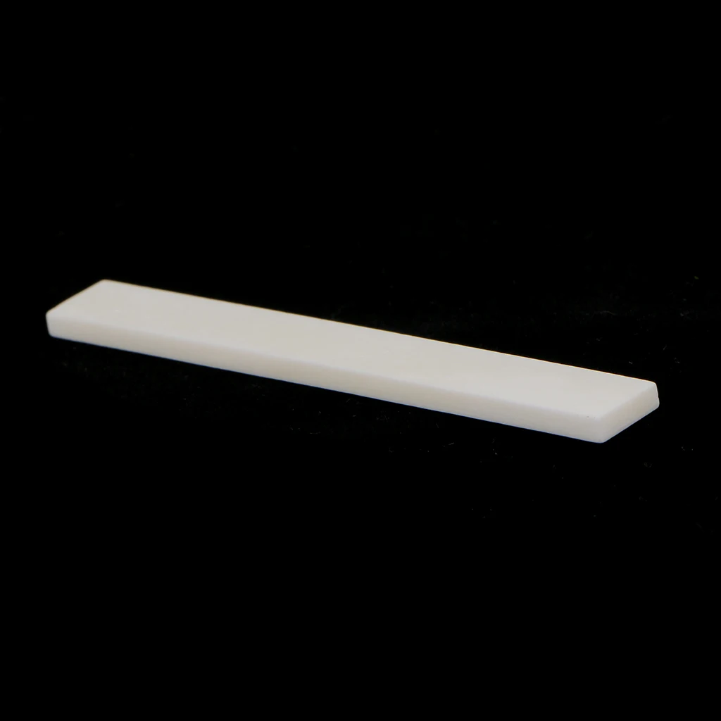 10pcs High Quality Cattle Bone Blank Saddles For Guitar Maker Luthier Supply