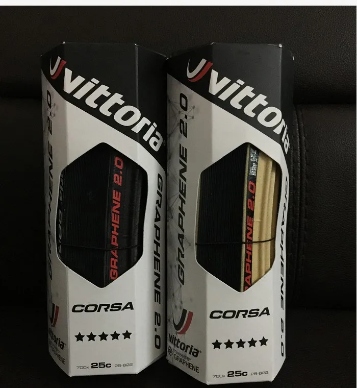 Vittoria Corsa G+ Competition Graphene 2,0 700x25 Black Tan 320 TPI шины для дорожного велосипеда