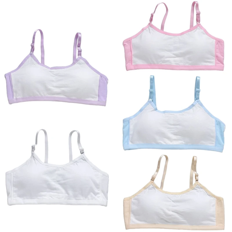 8 14 Years Old Young Girls Training Bras Kids Adjustable Bra Teenage