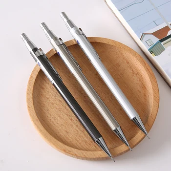 

1 PCS Mechanical Pencil 0.5mm/0.7mm Lead Size Metal Barrel Automatic Drafting Pencil Smooth Writing Office & School Supplies