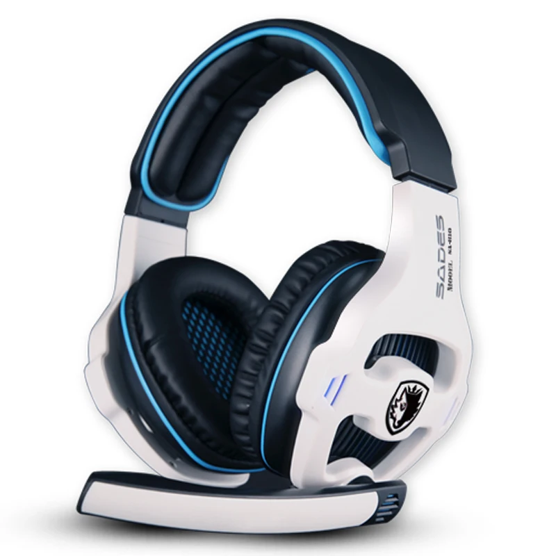 SA-810 Sades Gaming Headset 3.5mm Wired Stereo Sound Headphone with Mic Volume Control for PS4 New XBox one Laptop | Электроника