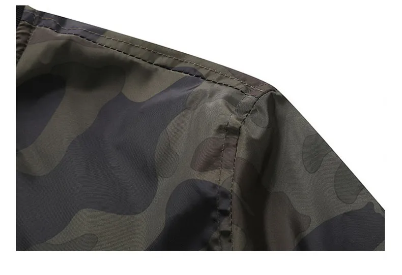 7XL Jackets Men 2019 Camouflage Jacket Male Coats Camo Bomber Mens Jacket Brand Cloth Outwear Baseball Collar Plus Size 5XL 6XL 13