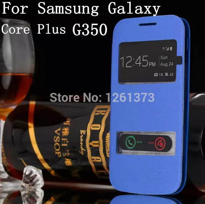Чехол-книжка с двойным окошком для Samsung Galaxy Core Plus G350 Ace4 G313 G313H Express 2 &amp Win Pro G3812 |