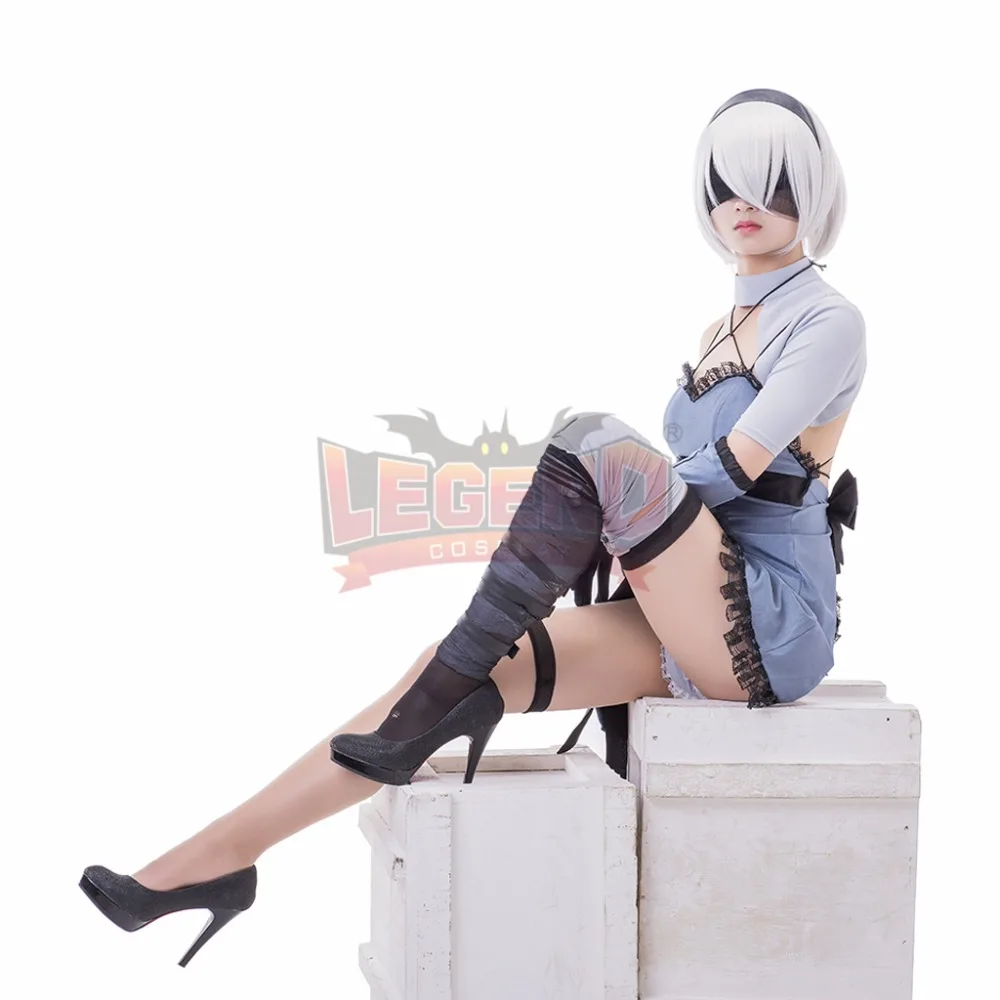 Костюм для косплея nier automatas NieR Automata 2b DLC 2017 новая версия YoRHa No. 2 тип B 2B полный