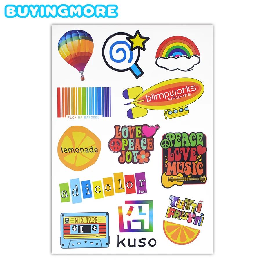 

1 PCS Colorful Cartoon Matte Sticker Funny Cute Waterproof Decal Stickers Kids Toys to DIY Fridge Suitcase Laptop Sticker Gifts