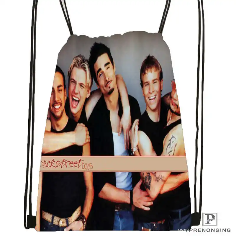 Drawstring Backpack Custombackstreet-для мальчиков-podria-DrawstringBackpackBagforMan/женский милый рюкзак, Детская сумка(черная спинка) 31x40 см#20180611-03-160 - Цвет: Drawstring Backpack