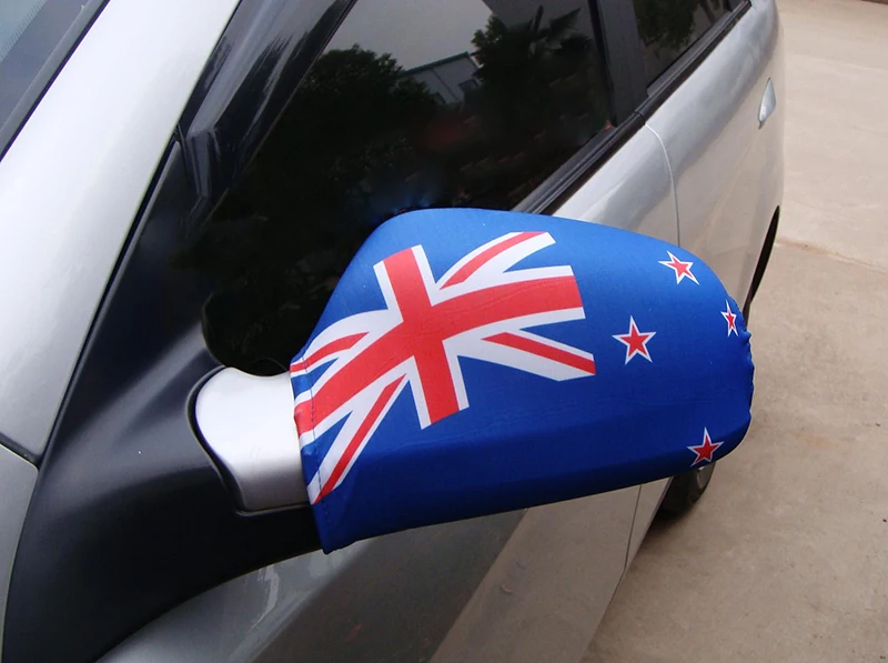 Car Mirror Cover, Auto Flag new Zealand flagin Flags, Banners