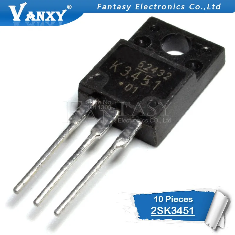 10pcs 2SK3451 TO 220F K3451 TO220F TO 220 N Channel new original-in ...
