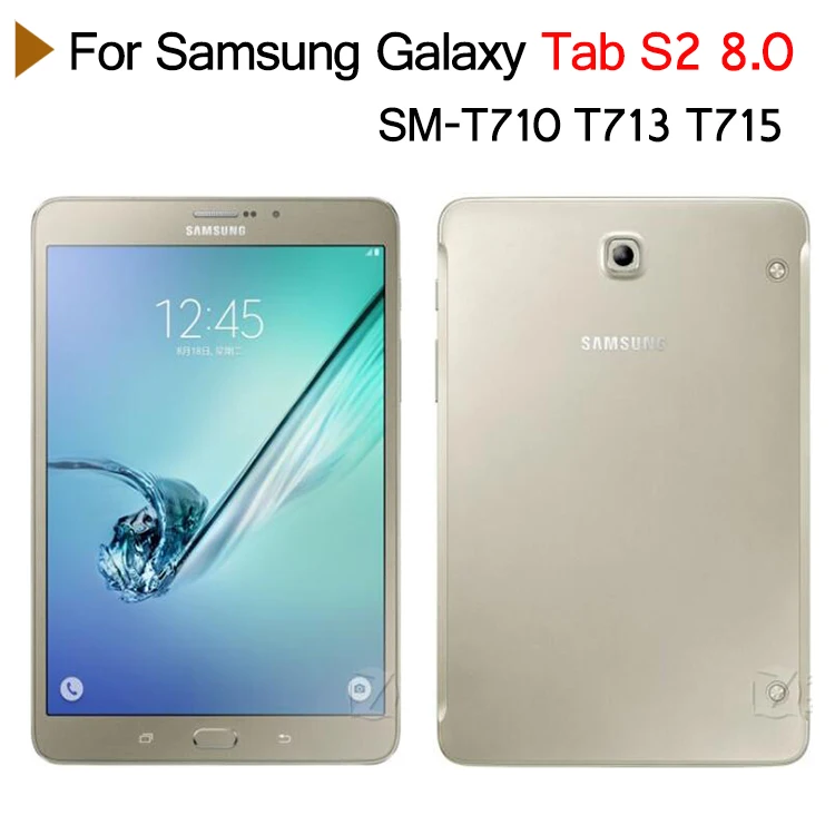 Для Samsung Galaxy Tab S2 8,0 чехол Смарт складной Стенд задняя крышка Funda для Tab S2 8,0 SM-T710 T713 T719 с авто сна/пробуждения