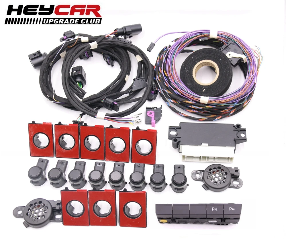 

For MQB LHD Octavia Park Pilot Parking Front and Rear 8 Sensors Update 8K PDC OPS