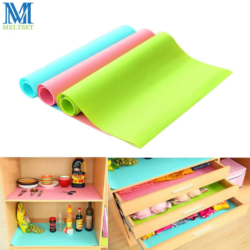 

30x150cm/pc(1 Roll) Kitchen Table Mat Dampproof Storage Drawer Cabinet Shelf Pad Multifunction Non-slip Placemat Desk Decoration