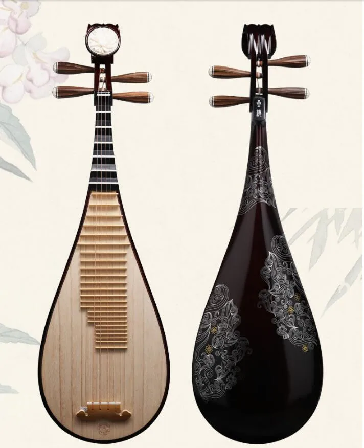 

99AA-XY professional lute chinese traditional lute pipa 4 strings Chinese lute solidwood pi pa free shipping hardwood pipa lute