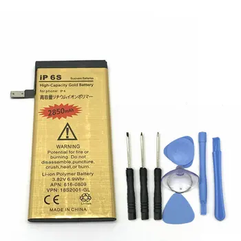

1PCS 2850mAh Li-ion Battery + Screwdriver Tools for Apple iPhone 6S mobile phone + Tracking code