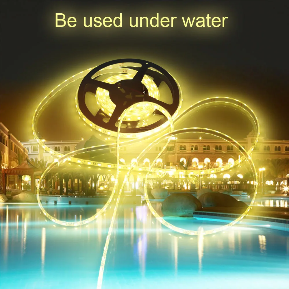 5M/16.4ft SMD5050 300LEDs Outdoor Flexible Strip Light Underwater