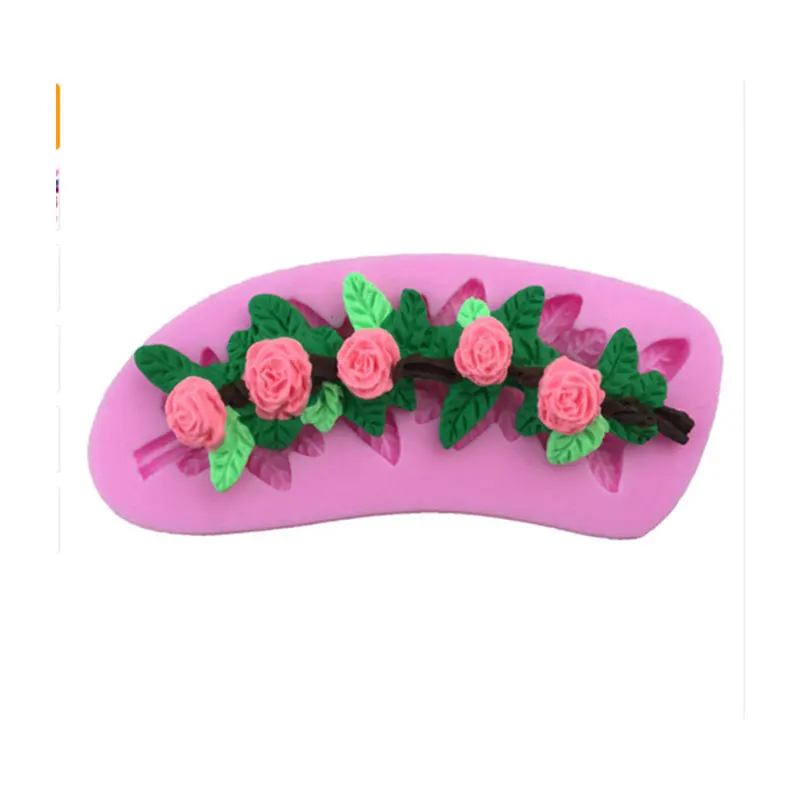 : SEASENXI силиконовые формы в виде цветка Fondant (сахарная) ремесло торт конфеты