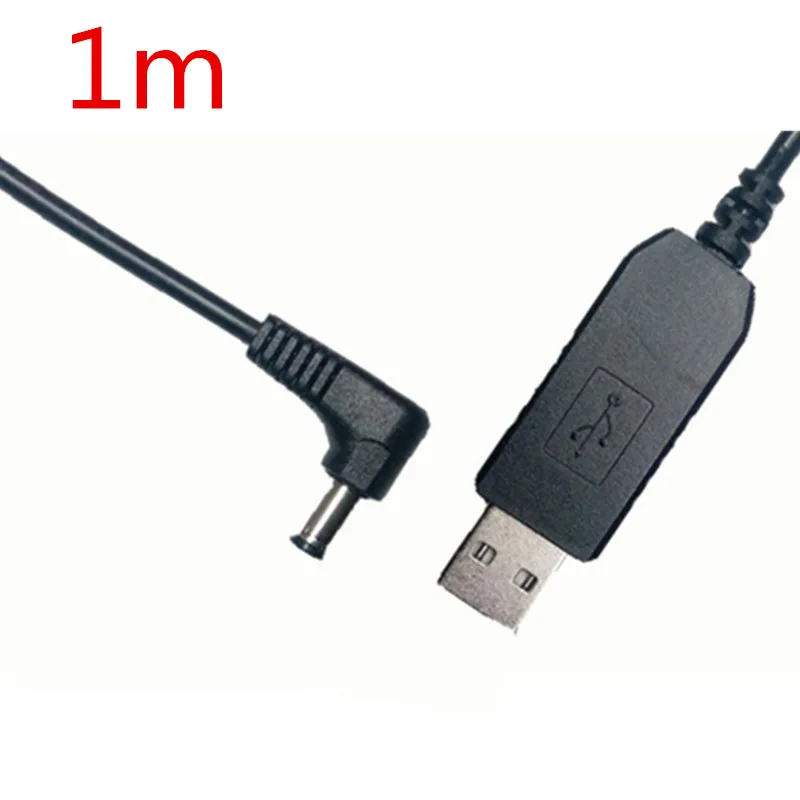 Ihens5 USB DC 5 в к DC 12 В 3,5 мм модуль конвертер баррель Мужской Разъем зарядное устройство разъем кабель питания разъем для автомобиля gps Радар детектор - Название цвета: 1M