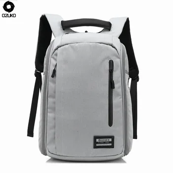 

new fashion men's bag creative shoulder computer bag multi-functional leisure travel backpack