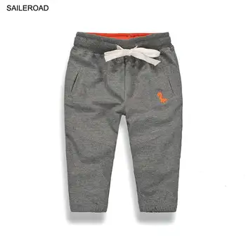 

SAILEROAD 2-9Years New Cartoon Dinosaur Fall Baby Boy Girl Harem Pants Child Trousers Slacks Bottom Cotton Boys Girls Pants