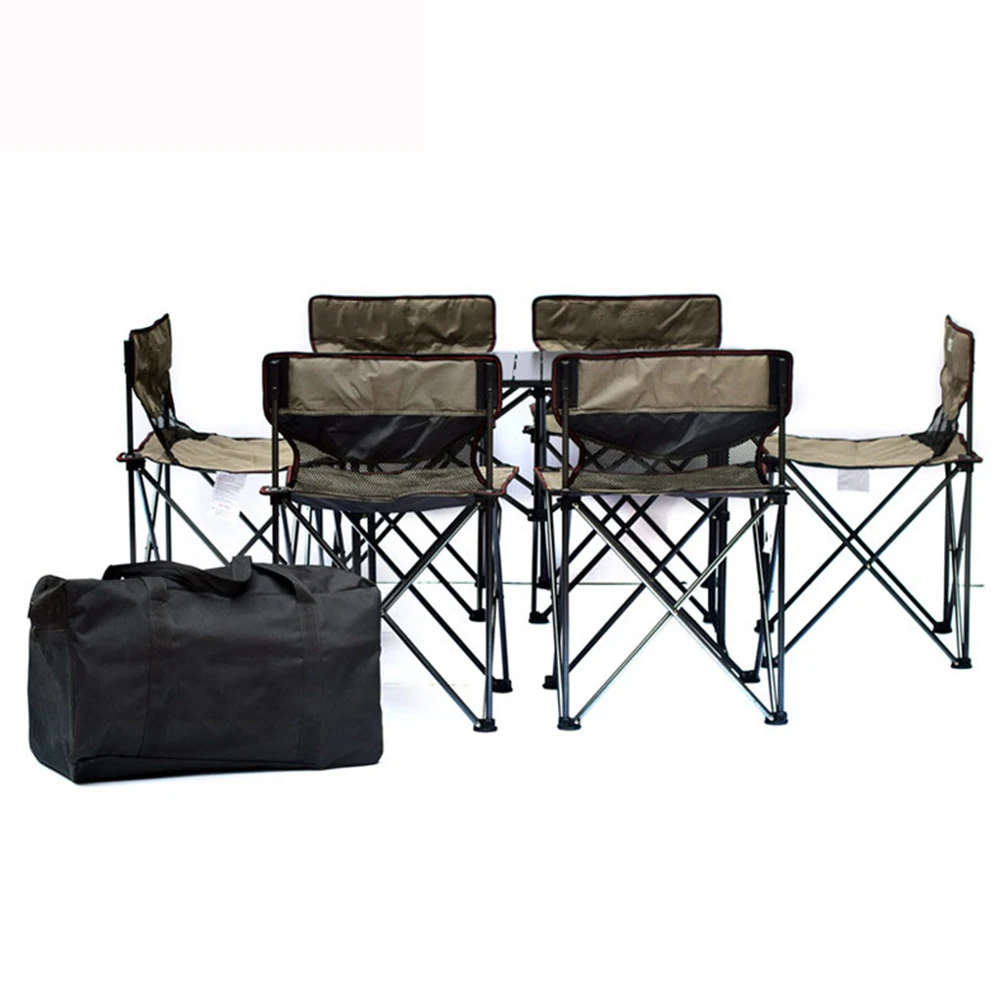  Outdoor Folding Table Chair Camping Aluminium Alloy Picnic Table Waterproof Ultra-light Durable Fol