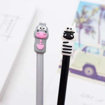 

2pcs/lot kawaii Creative Cow gel pen cute stationery canetas material escolar office school Neutral pen stationery supplies