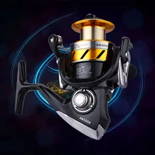 Спиннинг с металлической шпулей катушка соленая вода Рыболовная катушка 1000-7000 Размер 14BB рыболовная спиннинговая катушка Рыболовная спиннинговая катушка