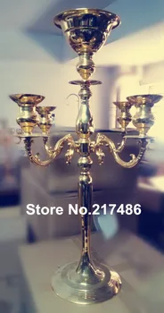 

hot sale tall gold iron flower stand/walkway for wedding decoration
