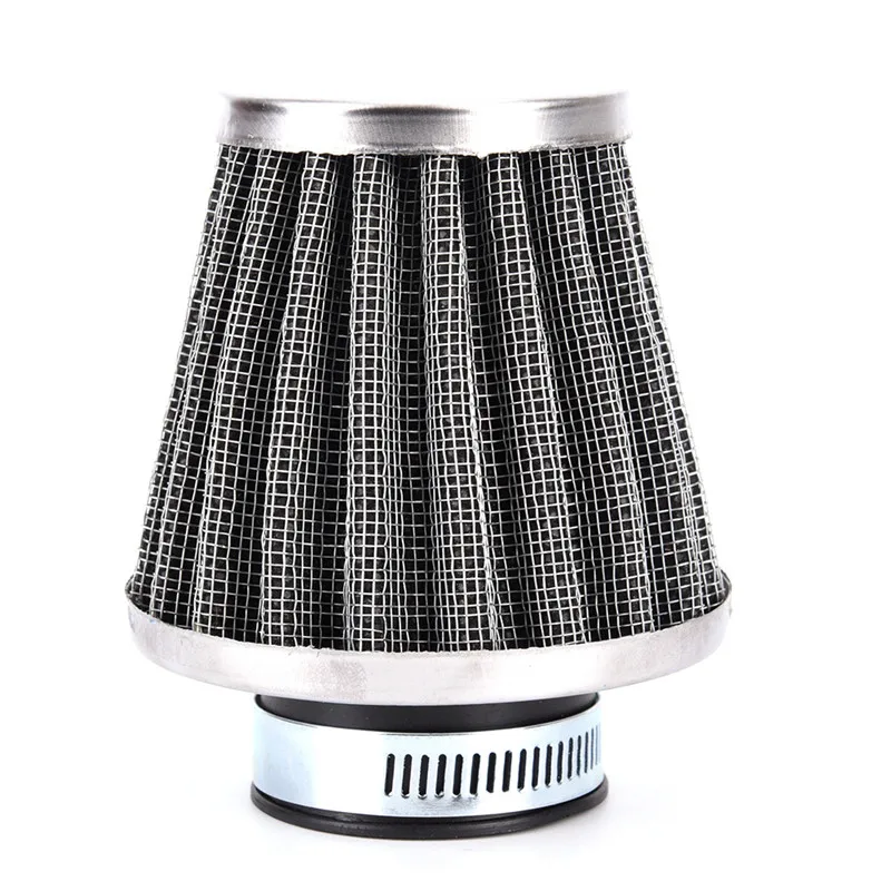 1Pcs Universal Tapered Chrome Pod Air Filters Moped Scooter Air Filter Chromed Pod Cleaner Multi