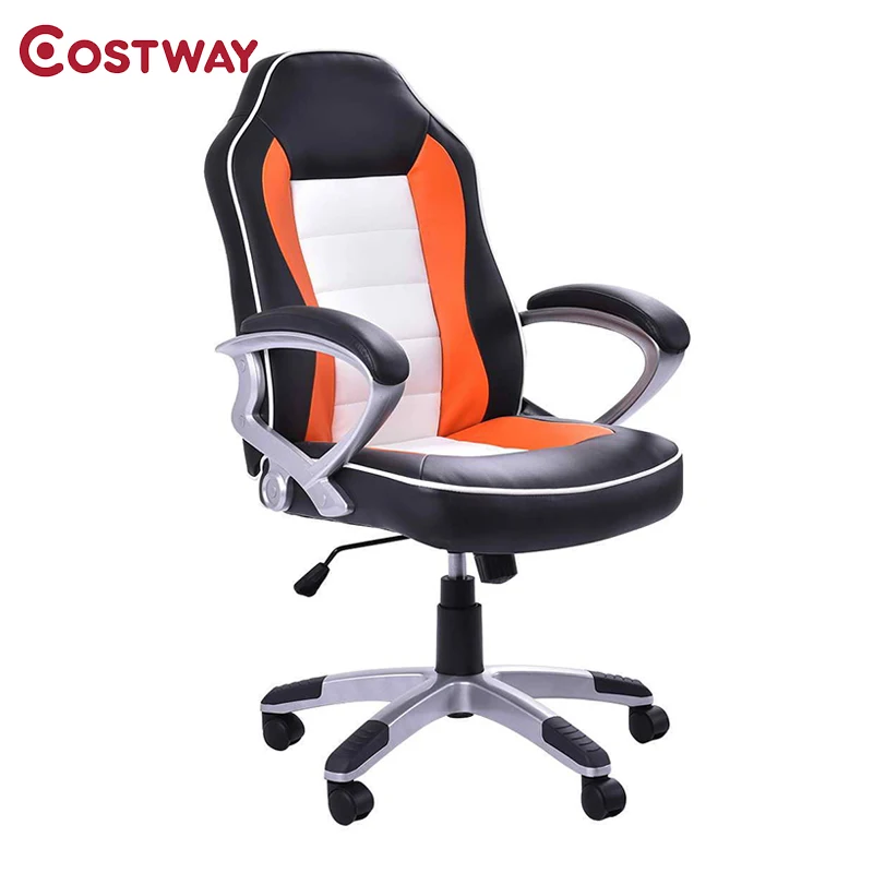 

COSTWAY Racing Computer Gaming Chair Armchair Executive Chair High Back Lift Chair Swivel Chair Office Furniture HW52440