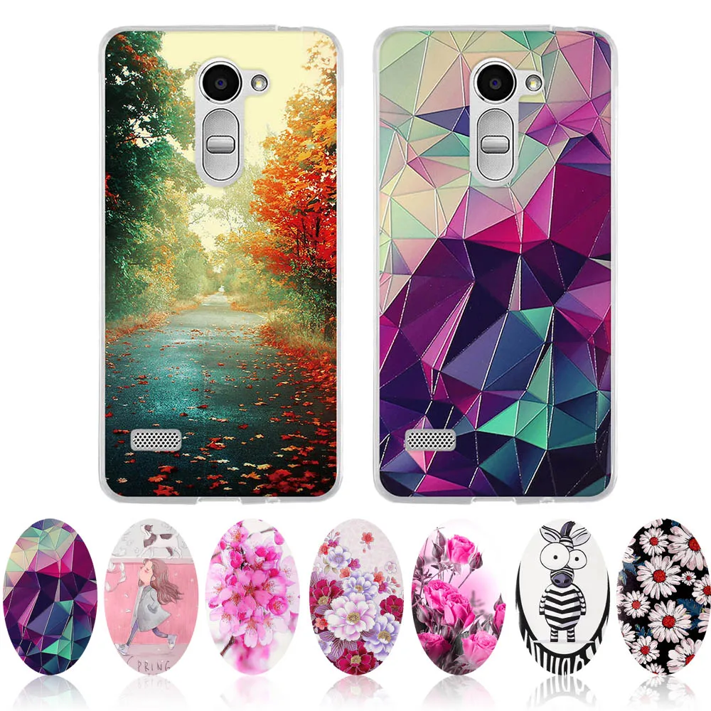 

3D Relief For LG Ray Case Soft TPU Ultra Thin Back Shell For LG Zone Cover Flower Series For LG Ray X190 Phone Cases 5.5'' Coque