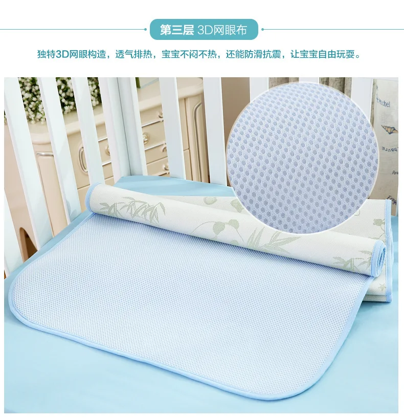 Baby Changing Pad Cover Strong Absorbent&Breathable Portable Foldable Washable Bamboo Fiber Waterproof Baby Summer Changing Mat (11)