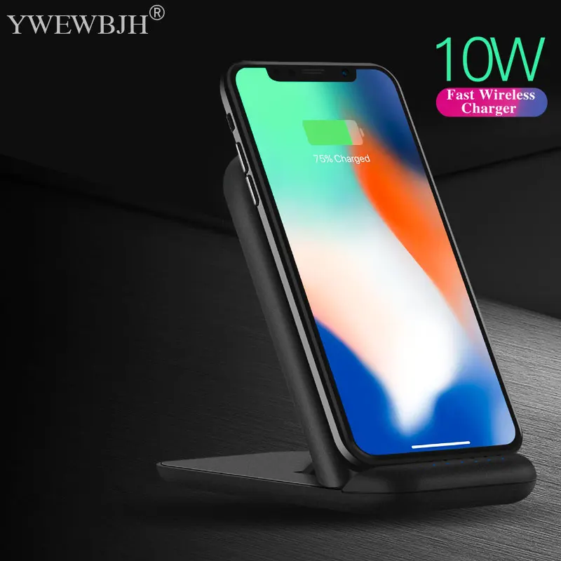 

YWEWBJH Qi Fast Wireless Charger For iPhone X 8 Plus Quick Charge Fast Wireless Charging for Samsung Galaxy S8 S9 Wireless C