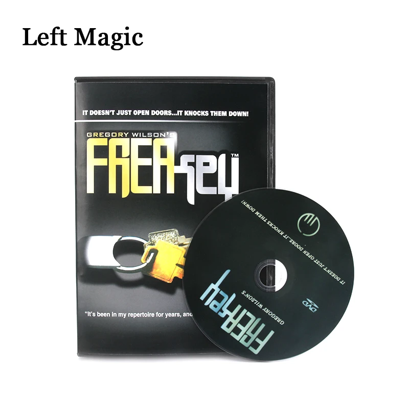 FreaKey от Грегория Вилсона(Gimmicks+ DVD) магические трюки ключ закрыть сцену магические трюки инструменты ментализм комедии