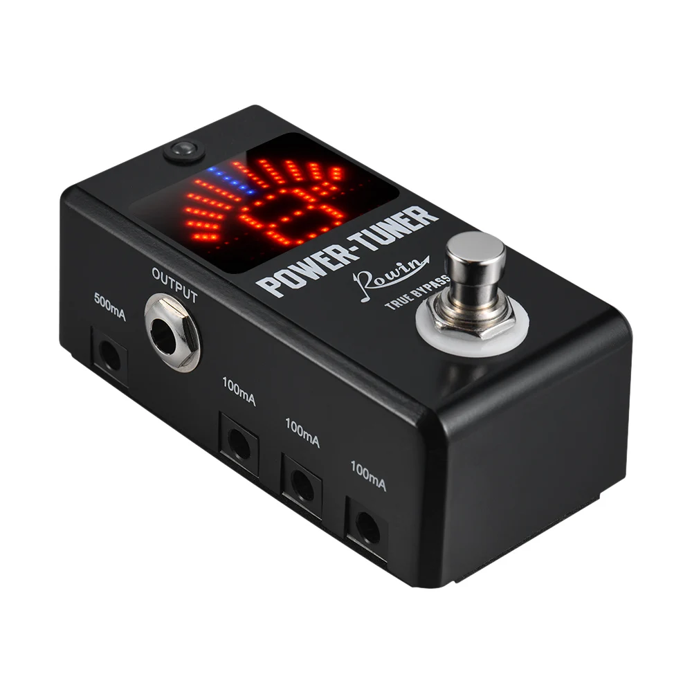 Rowin LT-920 гитарный тюнер+ эффект питания с функцией настройки 8 изолированных DC 9 в выходы True Bypass аксессуары для гитары