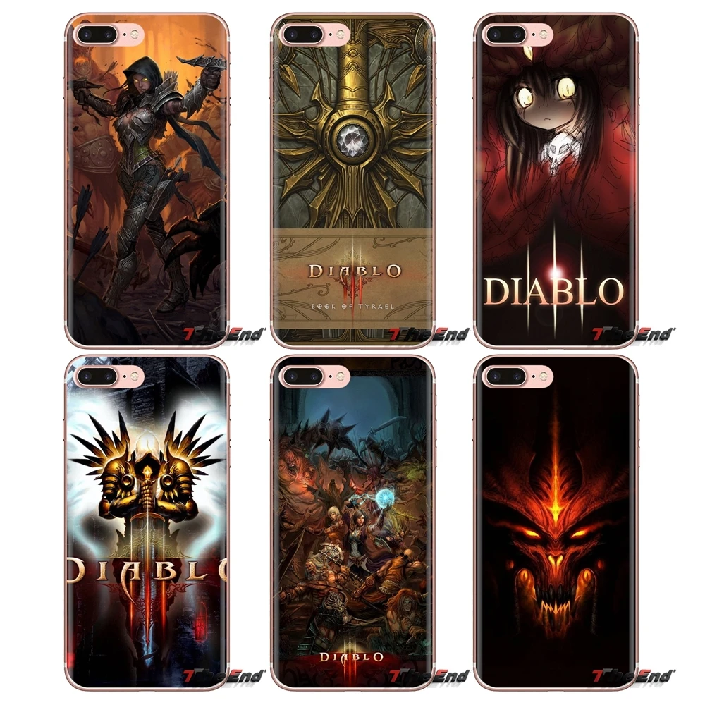 

cool game Diablo 3 Soft Transparent Shell Covers For Huawei Mate Honor 4C 5C 5X 6X 7 7A 7C 8 9 10 8C 8X 20 Lite Pro
