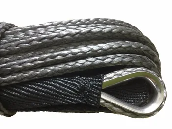 

4mm x 30m Black Synthetic Winch Line UHMWPE Fiber Rope Towing Cable Car Accessories For 4X4/ATV/UTV/4WD/OFF-ROAD