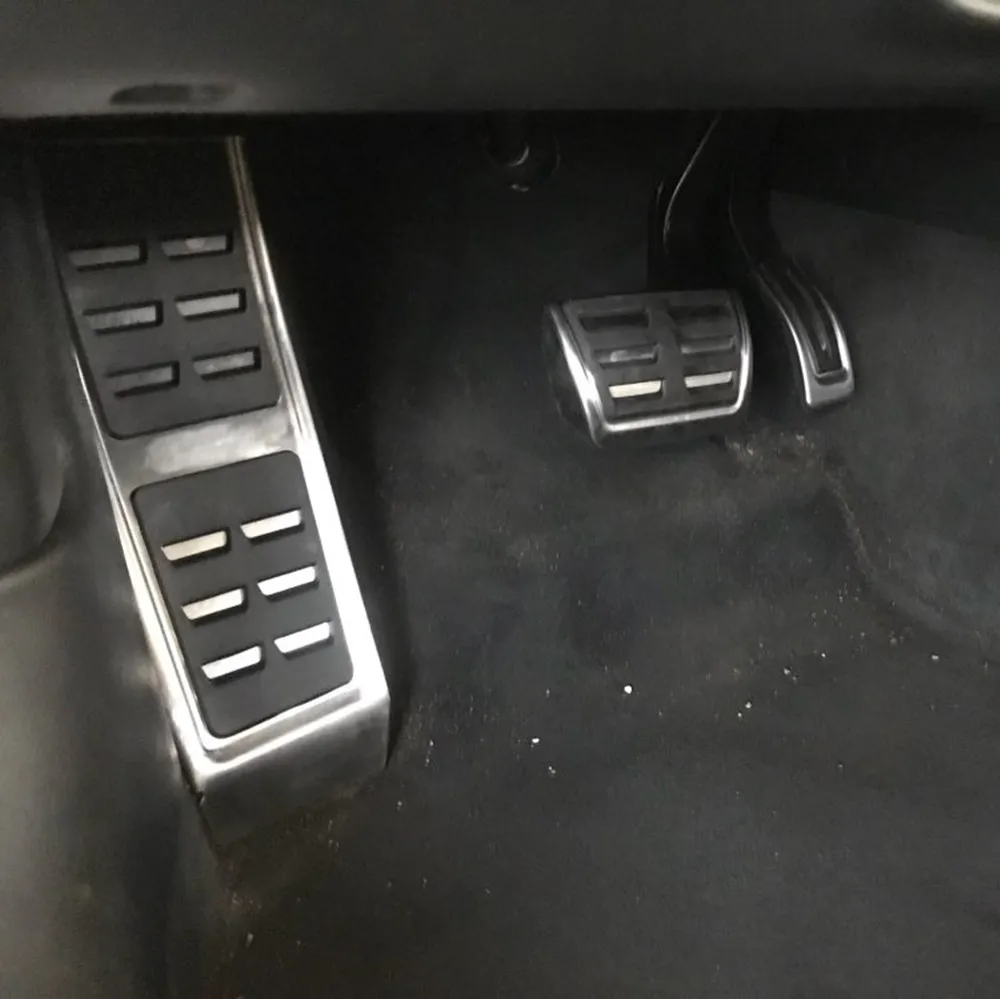 

Jameo Auto Stainless Steel Car Fuel Pedal Car Rest Brake Pedals Cover for Audi A5 S5 RS5 8T LHD RHD 2010-2018 Accessories Parts