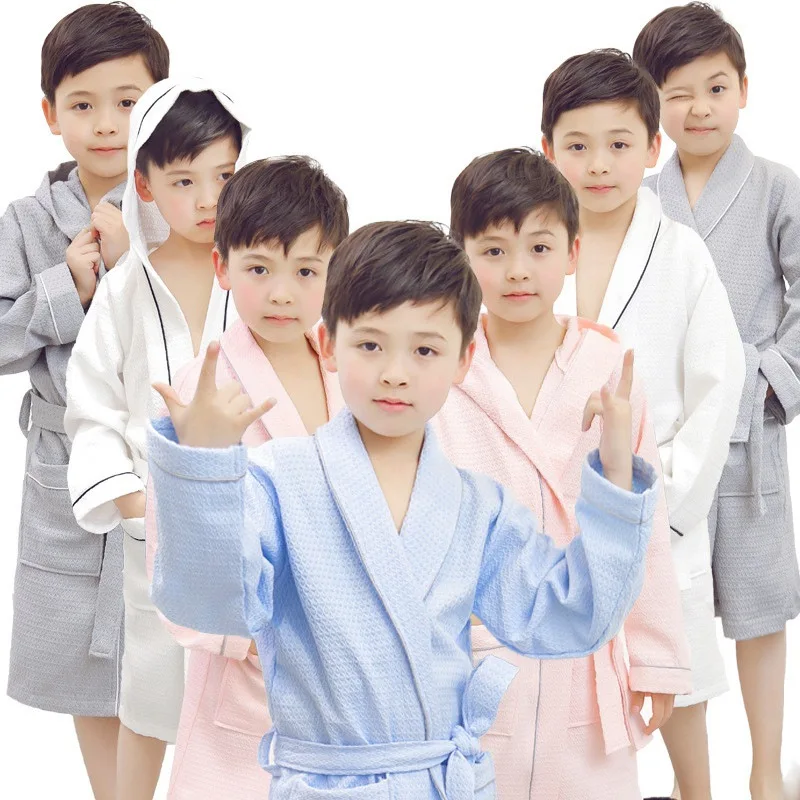 Детский банный халат для мальчиков; детское полотенце с капюшоном; халат; детская одежда для сна; банный халат для мальчиков; пеньюар; Хлопковая пижама; одежда